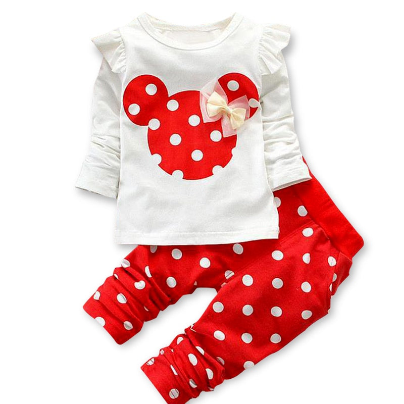 Little Polka dots 2 pcs Kids  6M-24M