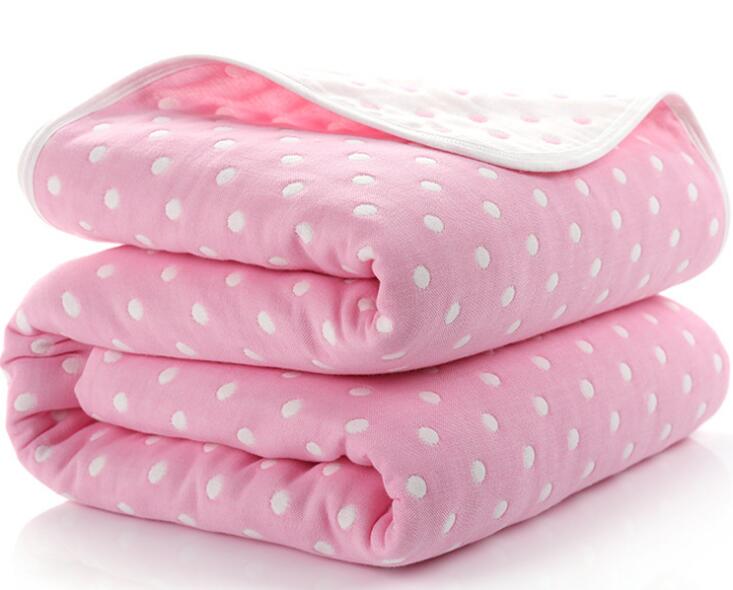 Newborn Baby Blankets 6 Layers Thick