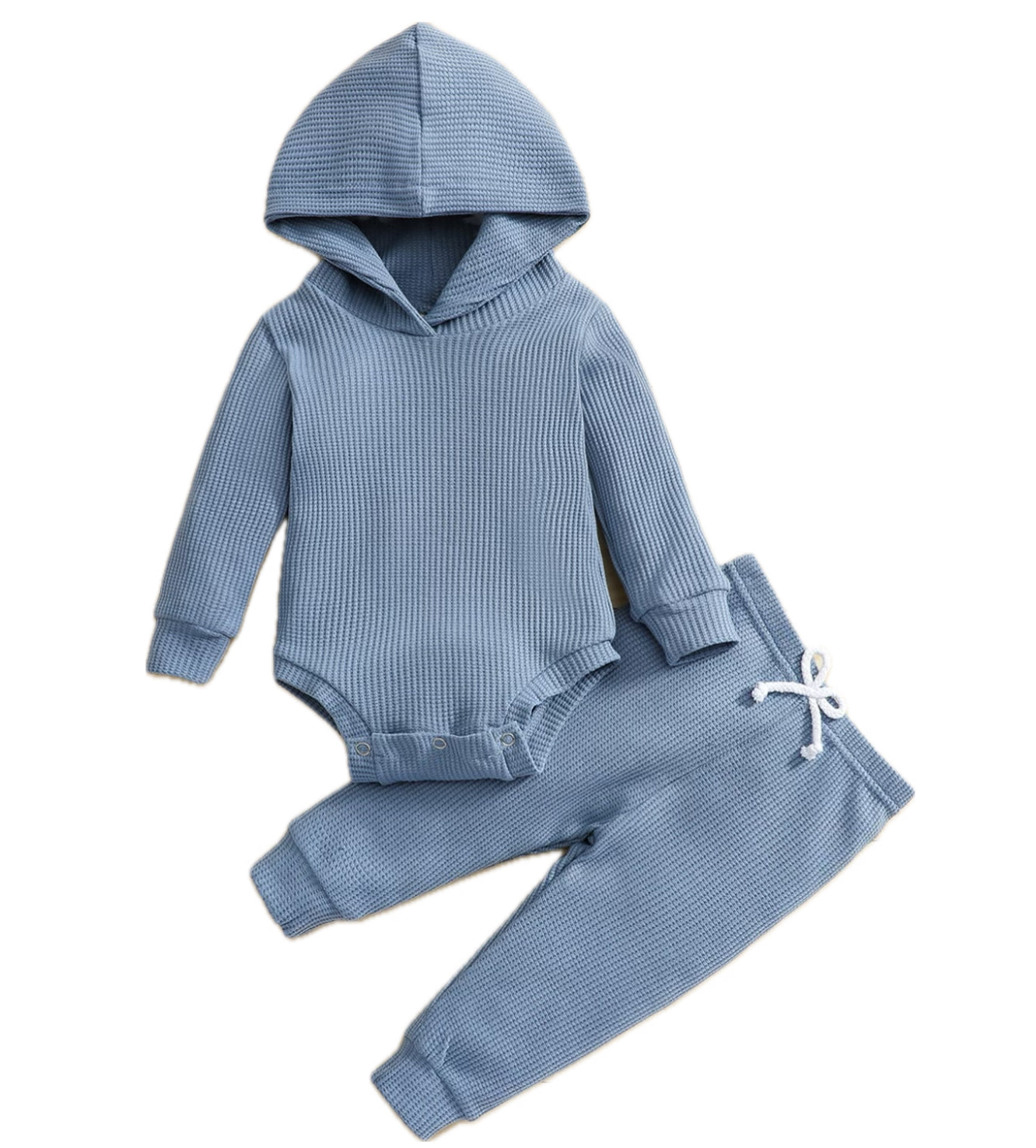 Toddler Girls/Boys Long Sleeve hooded Romper & Pants