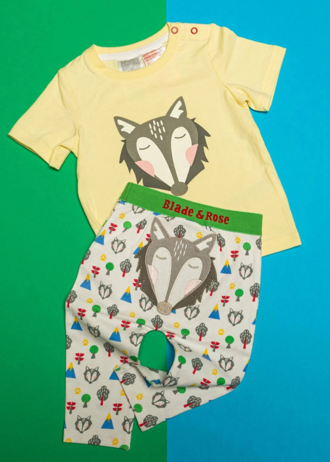 Rory The Wolf Tee 0-6 Months