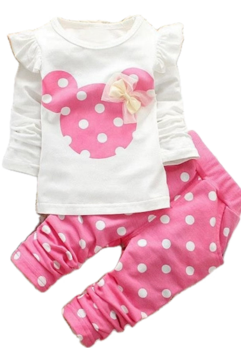 Little Polka dots 2 pcs Kids  6M-24M